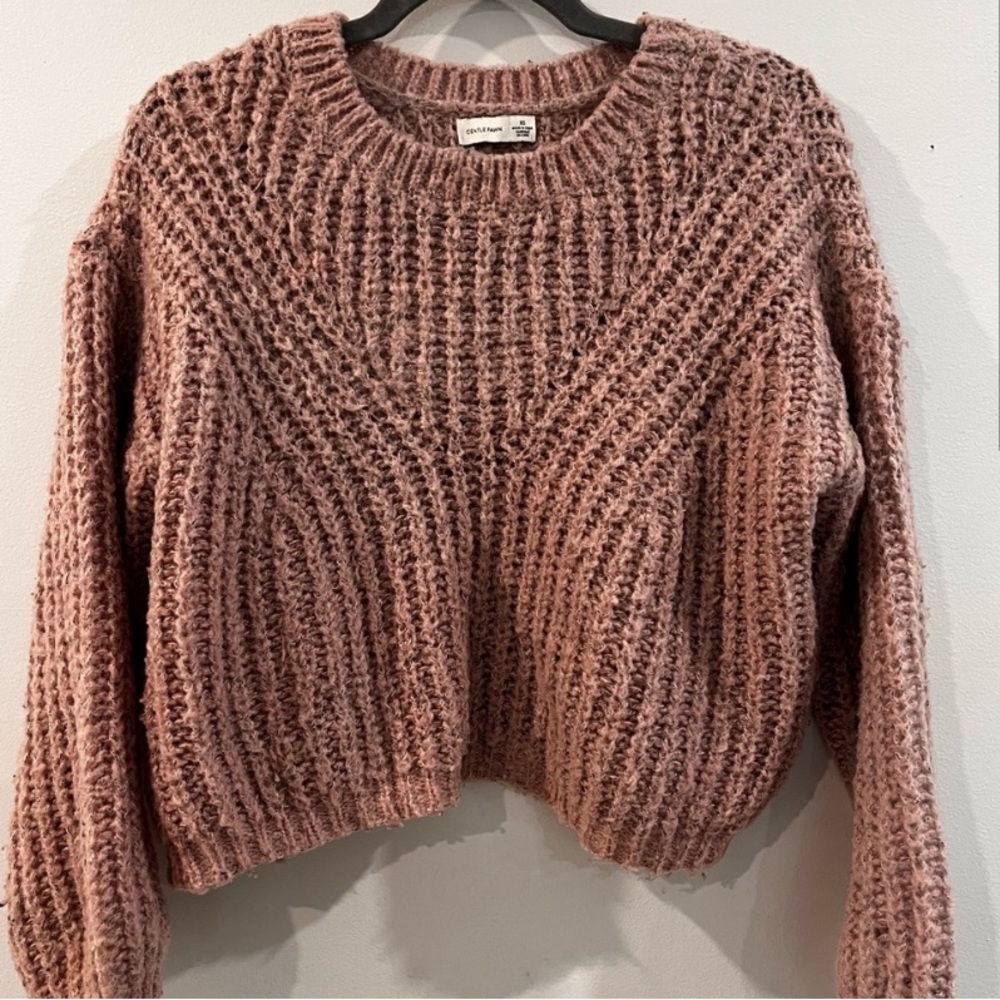 Gentle fawn Cozy Earthy Pink Sweater size xs